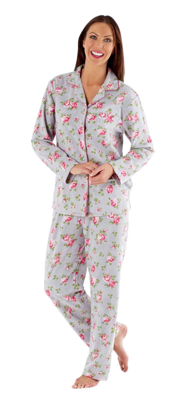 Womens Luxury Full Length Fleece Pyjamas Animal Sheep Pjs Ladies Size